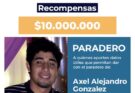 OFRECEN RECOMPENSA NACIONAL SOBRE EL PARADERO DEL JOVEN AXEL GONZÁLEZ